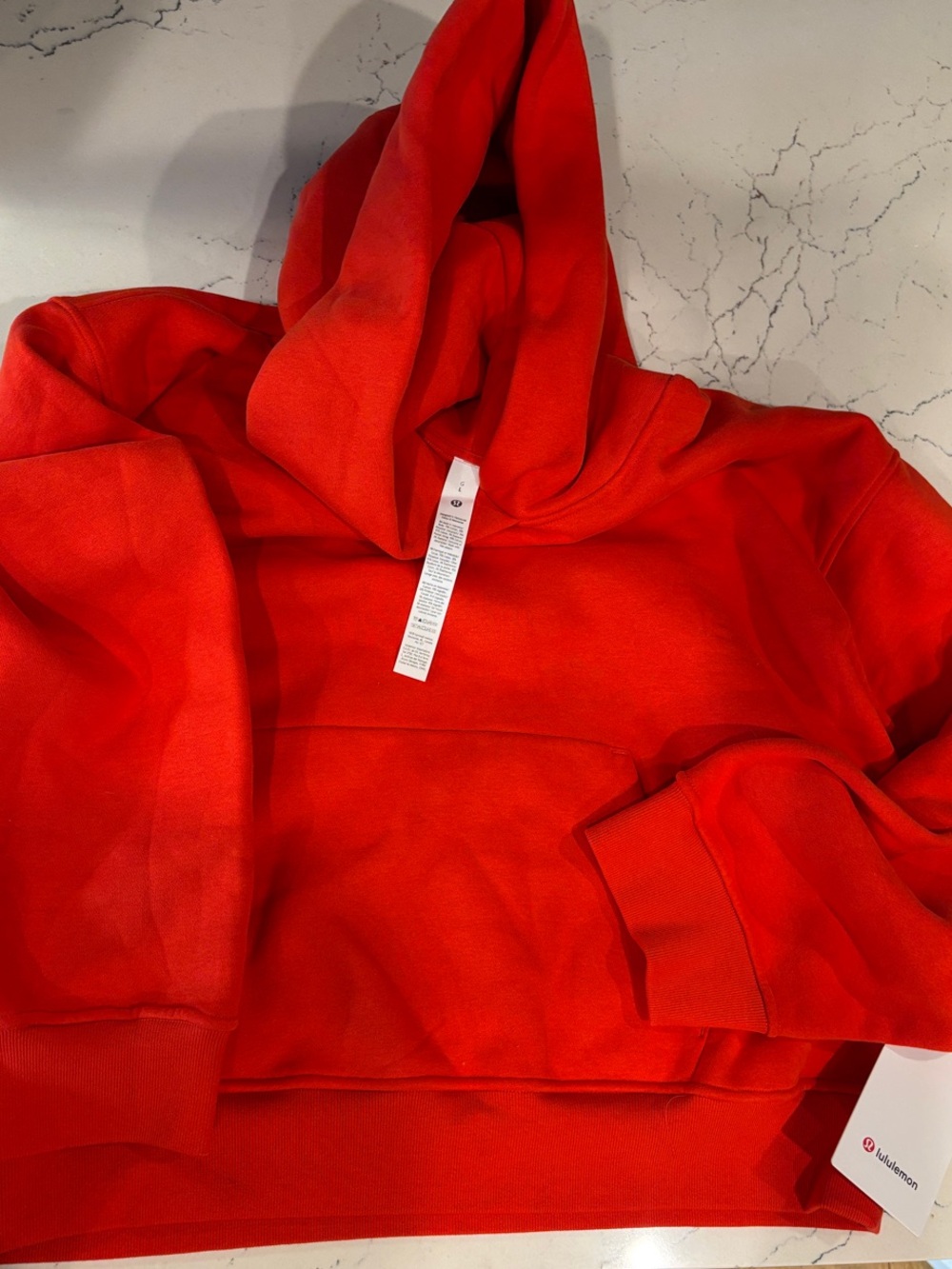 Lululemon Women’s Steady State SuperLoft Hoodie in Red Cherry Ember Oversized XS